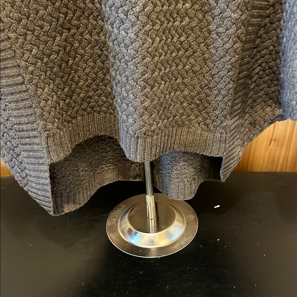 Moth by Anthropologie Chocolate Brown Knit Cowl Neck Poncho - Picture 7 of 11